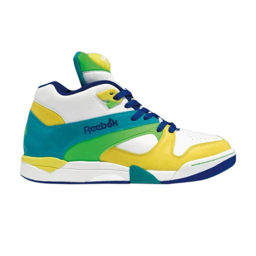 Reebok Court Victory Pump 'White Yellow Green Royal'