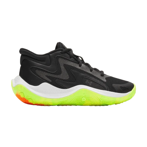 Under Armour Jet '25 GS 'Metallic Black Hyper Green'
