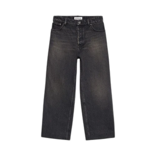 Balenciaga Cropped Pants 'Dirty Vintage Black'