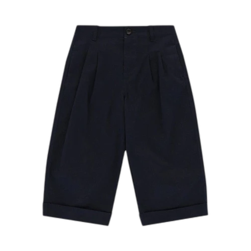 Gucci Kids Pleated Wide-Leg Pants 'Blue'