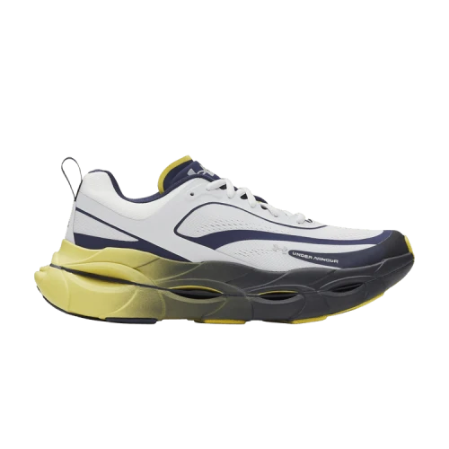 Under Armour UA Halo Racer Washed Navy Yellow Shade