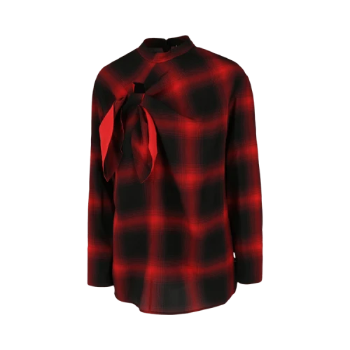 Stella McCartney Zadie Silk Top 'Black/Red'