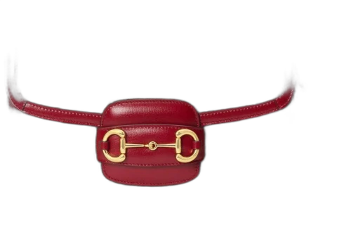 Gucci 1955 Horsebit Shoulder Bag Small Beige/Red