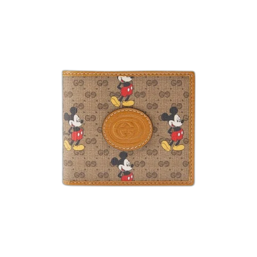 Gucci x Disney Mickey Print Wallet 'Beige'
