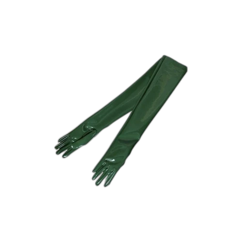 Gucci Patent Gloves 'Green'