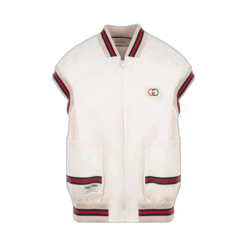 Gucci Vest With Logo 'Ivory/Multicolor'