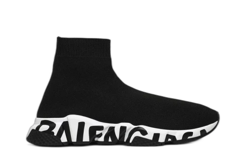 Balenciaga Speed Trainer 'Black White' (Women's)