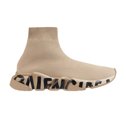Balenciaga Speed Trainer 'Midsole Logo - Beige' (Women's)