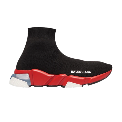 Balenciaga Speed Clear Sole Trainer 'Black Red'
