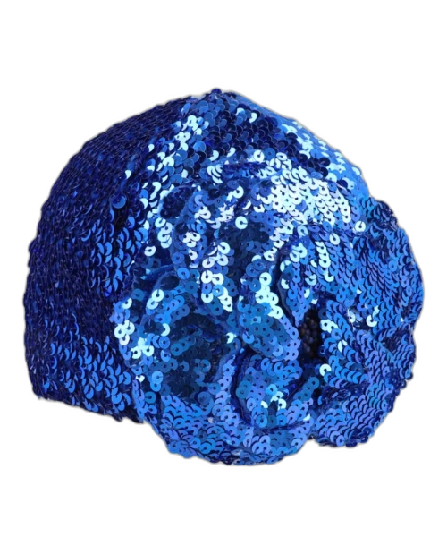 Gucci Sequin Cuffiet Hat Bright Blue