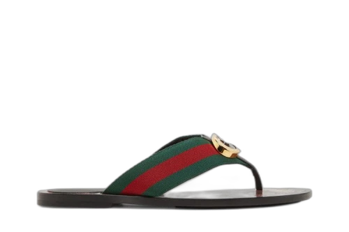 Gucci GG Web Sandal 'Black' (Women's)