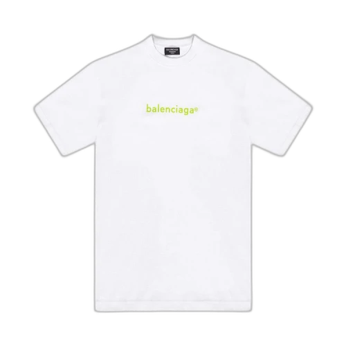 Balenciaga T-Shirt 'White/Lime'