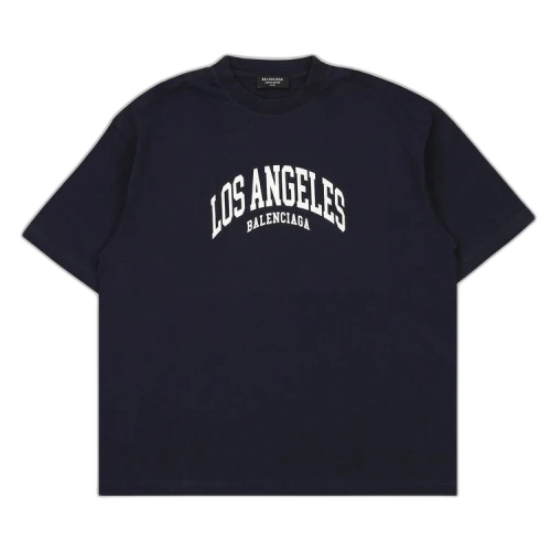 Balenciaga Los Angeles Print T-Shirt 'Marine Blue'
