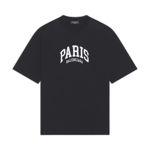 Balenciaga Cities Paris T-Shirt Medium Fit 'Black'