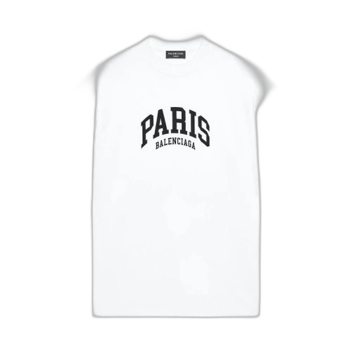 Balenciaga Cities Paris T-Shirt Medium Fit 'White'