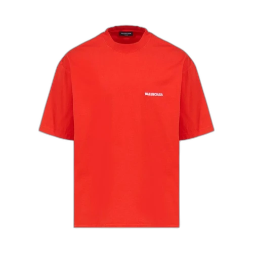 Balenciaga Medium Fit T-Shirt 'Bright Red/White'