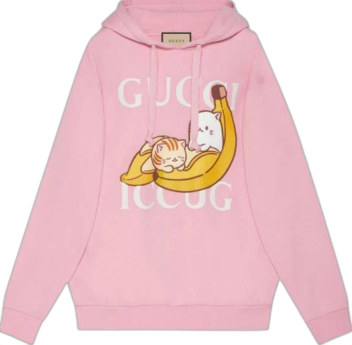 Gucci x Bananya Hoodie Pink