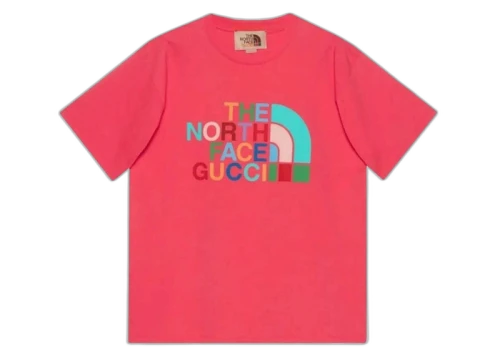 Gucci x The North Face T-Shirt Red Multi