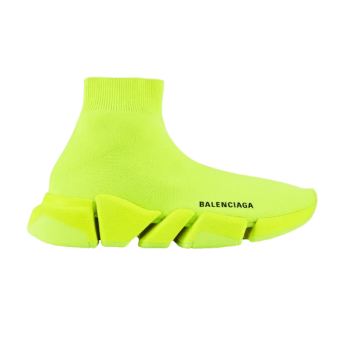 Balenciaga Speed 2 Trainer Knit 'Fluo Yellow' (Women's)