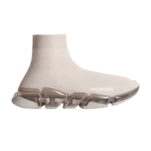 Balenciaga Speed 2.0 Sneaker 'Clear Sole - Light Beige'