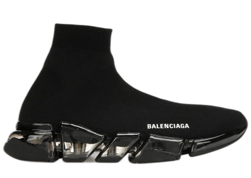 Balenciaga Speed 2.0 Clear Sole Black