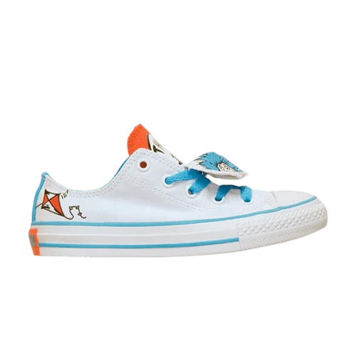 Converse Dr. Seuss x Chuck Taylor All Star Double Tongue Ox GS 'Thing 1, Thing 2'