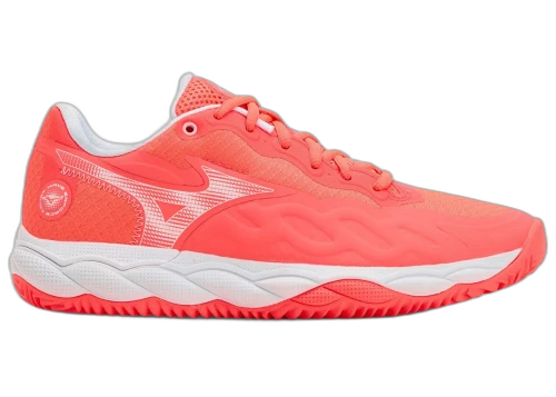 Mizuno Wave Enforce Court CC Calypso Coral White Barely Pink (Women's)