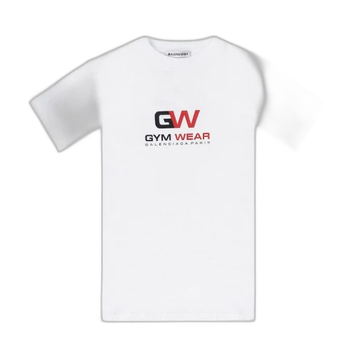Balenciaga Gym Wear T-Shirt 'White'