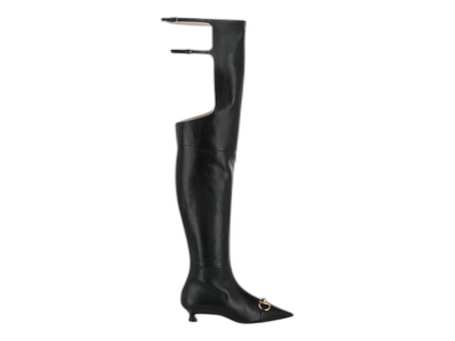 Gucci Horsebit Over The Knee Boots Nero (Women's)