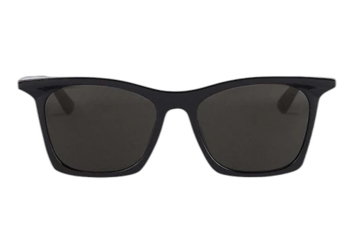 Balenciaga Rim Rectangle Sunglasses Adjusted Fit Black (621649T00031000)