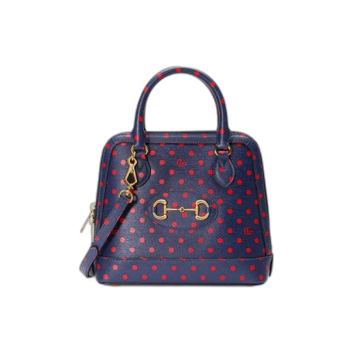 Gucci 1995 Horsebit Dot Coin Wallet 'Blue Red/Sailor Blue'