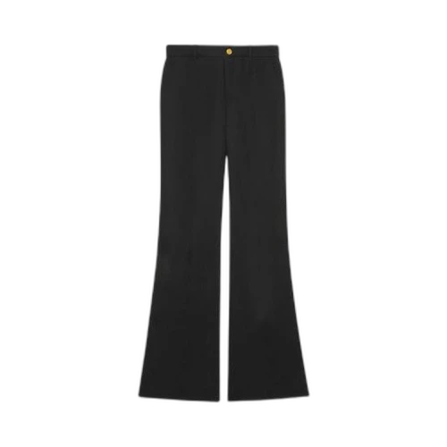 Gucci Cady Crepe Wool Silk Pants 'Black'