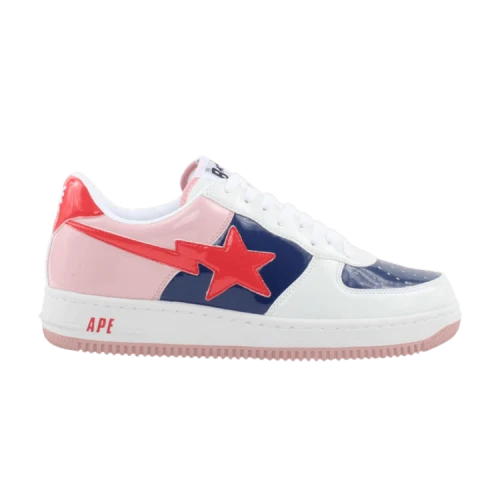 Bapesta FS-001 Low 'Pink White Red'