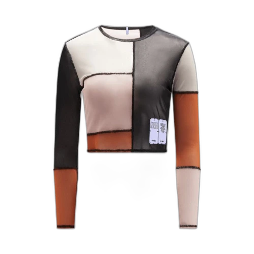 MCQ Mesh Long-Sleeve Tee 'Multicolor'