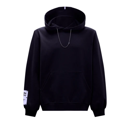 MCQ Gamer Hoodie 'Darkest Black'