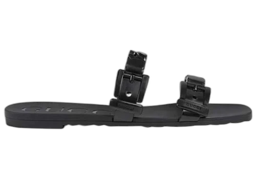 Gucci Rubber Slide Black (Women's)