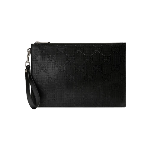 Gucci GG Embossed Pouch 'Black'