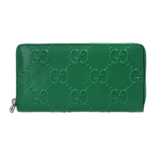 Gucci Embossed Full Zip Wallet 'New Shamar'