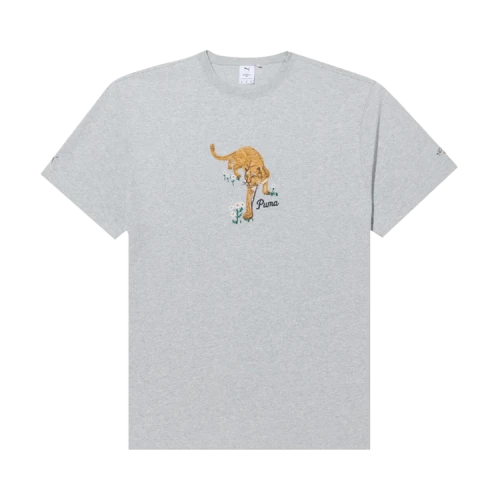 Puma x Noah Graphic Tee 'Light Grey Heather'