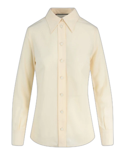 Gucci Silk Blouse White