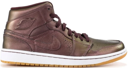 Jordan 1 Mid Nouveau Deep Burgundy Gum