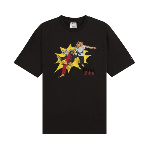 Puma x Aries Graphic Tee 'Puma Black'