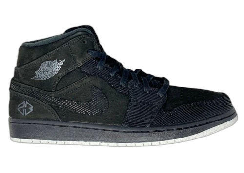Jordan 1 Mid Suit and Sneakers