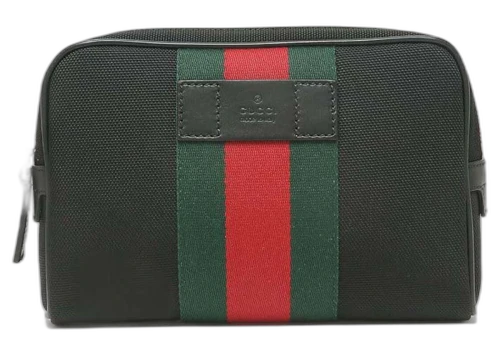 Gucci Web Belt Stripe Belt Bag Black