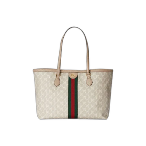 Gucci Ophidia Medium GG Tote 'Beige/White'