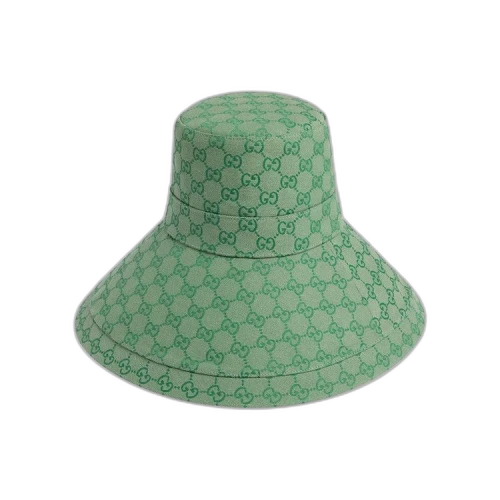Gucci GG Wide Brim Beach Hat 'Light Green'
