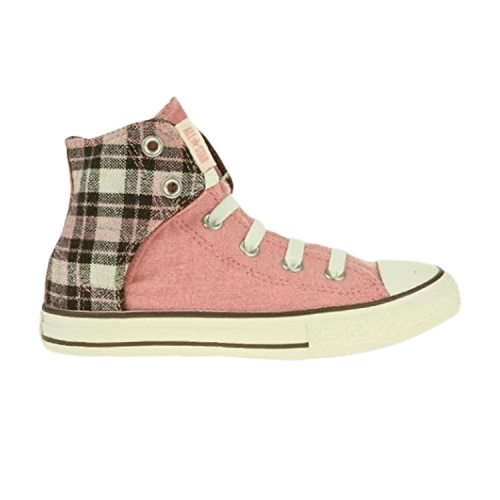 Converse Chuck Taylor All Star Easy Slip High PS 'Dark Earth Plaid'