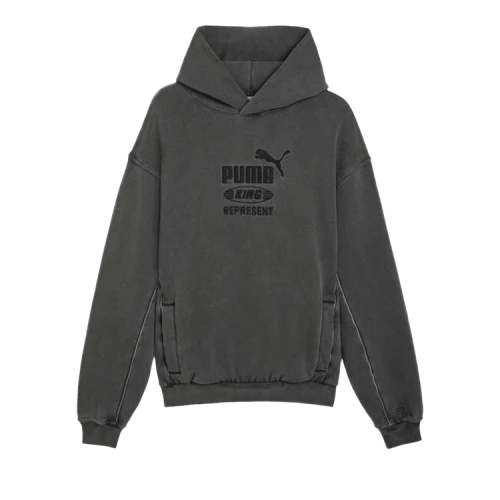 Puma x Represent Graphic Hoodie 'Flat Dark Grey'