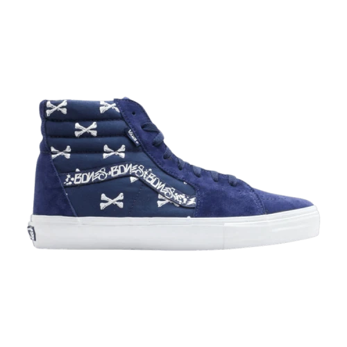 WTAPS x Vans Sk8 Hi S Original 'Navy Crossbones'