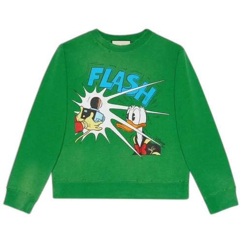 Gucci x Disney Donald Duck Crop Sweatshirt 'Yard/Mix'